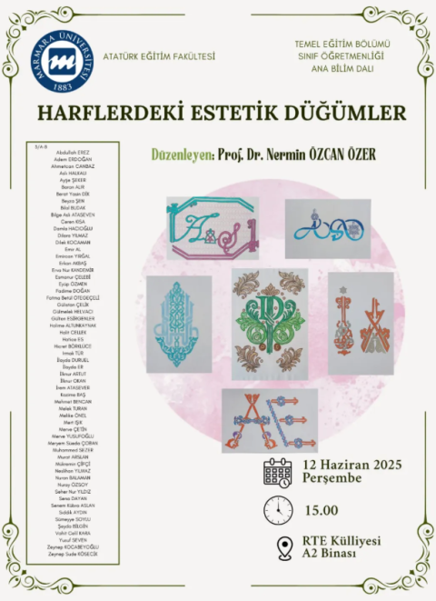 Harflerdeki Estetik Düğümler